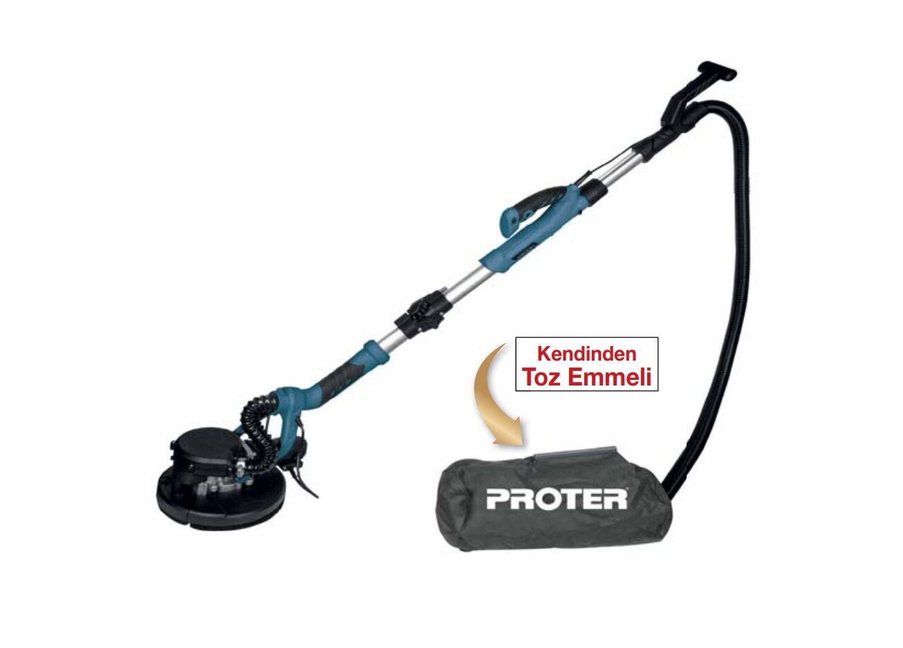 PROTER PR 835 E DUVAR - ALÇIPAN ZIMPARA MAKİNASI